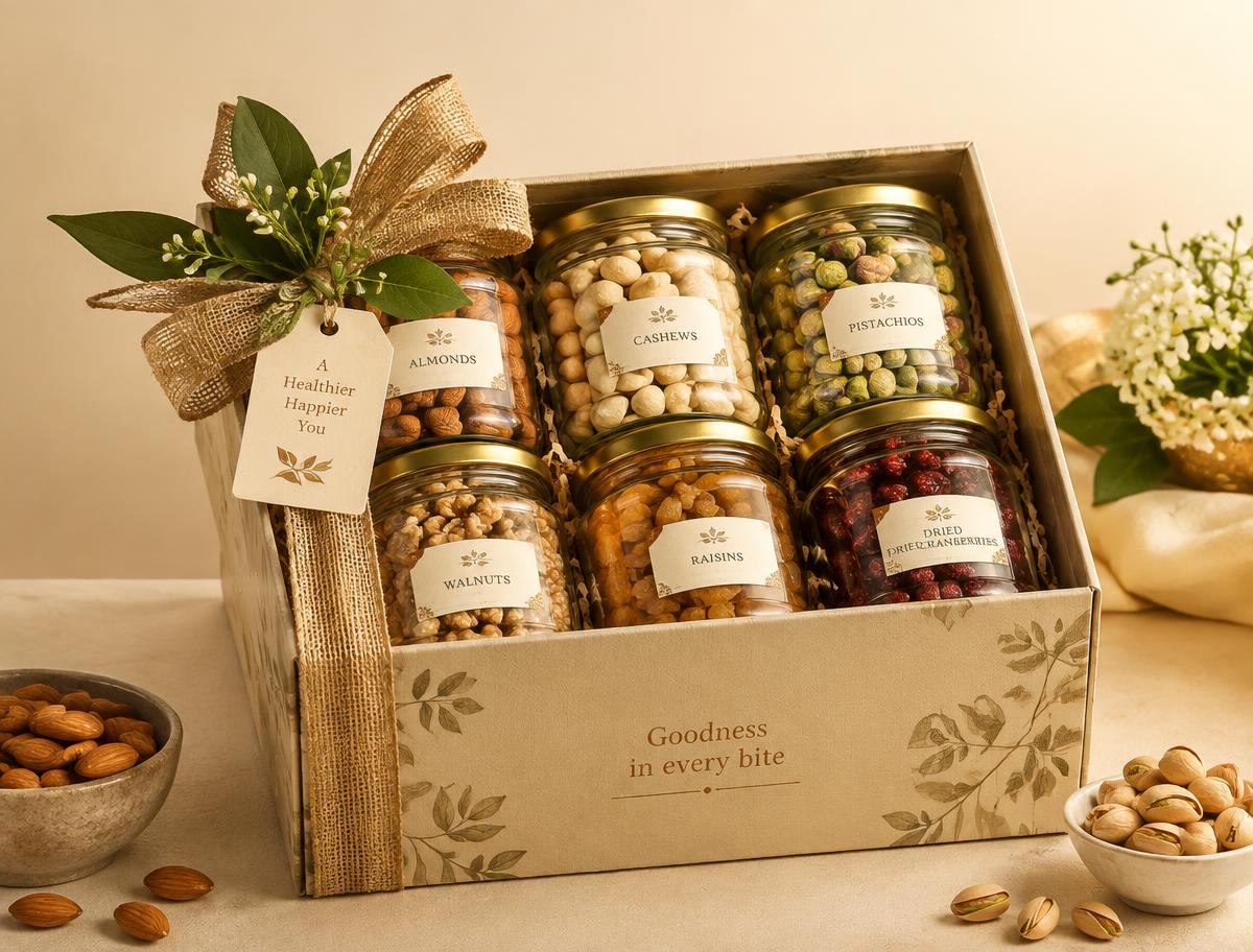 Premium dry fruit gift hamper